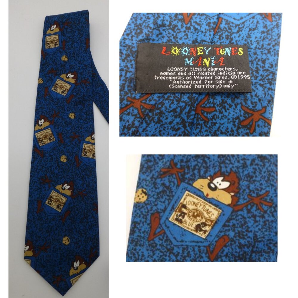 Looney Tunes Vintage 1995 Tasmanian Devil Tie